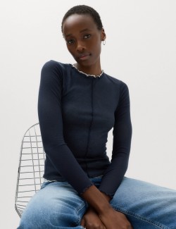 Double Layer Lettuce Hem Top