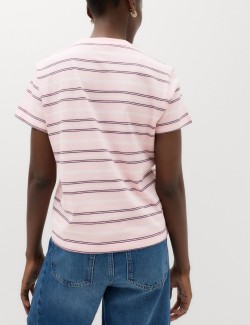 Pure Cotton Striped T-Shirt