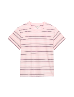 Pure Cotton Striped T-Shirt