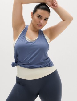 Modal Rich Lightweight 2-in-1 Double Layer Vest Top
