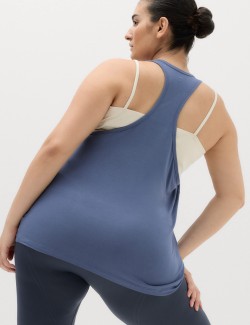 Modal Rich Lightweight 2-in-1 Double Layer Vest Top