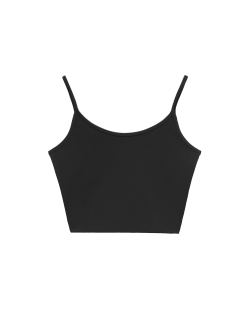 Zkrácený top Essential s oválným výstřihem
