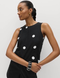 Vest with Linen