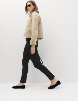 Pleat Front Slim Fit Trousers