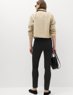 Pleat Front Slim Fit Trousers