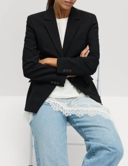 Tailored Cinched Waist Blazer