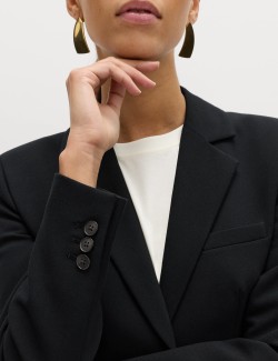 Tailored Cinched Waist Blazer