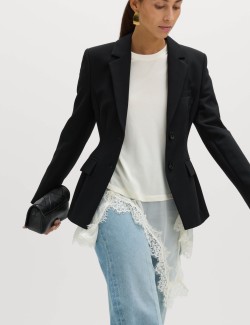 Tailored Cinched Waist Blazer