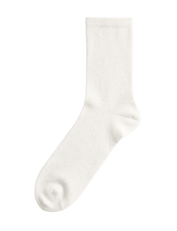 Sequin Ankle High Socks with Cashmere