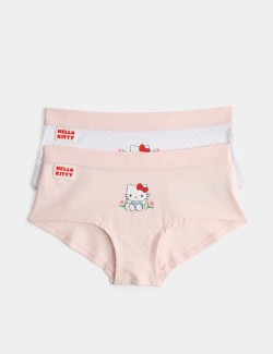 Šortky Hello Kitty™ s vysokým podílem bavlny, 2 ks (5–16 let)