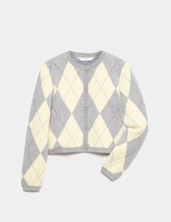 Argyle Cardigan (6-16 Yrs)