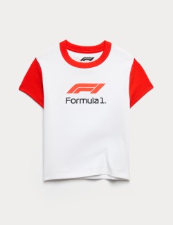 Formula 1® Fitted Crop T-Shirt (6-16 Yrs).