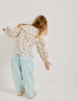 Pure Cotton Ditsy Floral Blouse (2-8 Yrs)