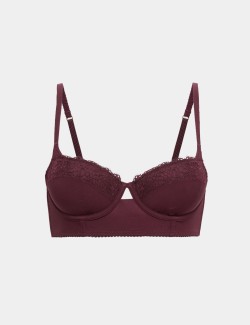 Clara Papertouch Wired Longline Balcony Bra A-E