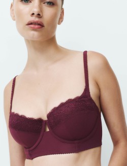 Clara Papertouch Wired Longline Balcony Bra A-E