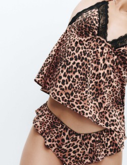 Clara Papertouch Leopard Print Frenchie