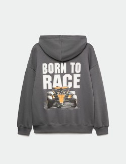 Mikina s kapucí s grafikou McLaren™ a vysokým obsahem bavlny (2-16 let)