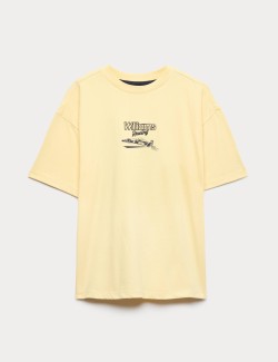 Pure Cotton Williams Racing Graphic T-Shirt (6-16 Yrs)