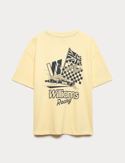 Tričko z čisté bavlny s grafickým motivem Williams Racing (6–16 let)