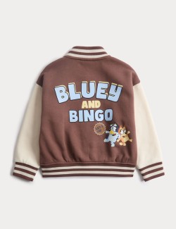Bunda bomber s motivem Bluey™ a vysokým podílem bavlny (2–8 let)