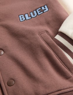 Bunda bomber s motivem Bluey™ a vysokým podílem bavlny (2–8 let)