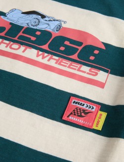 Top s falešnými rukávy s motivem Hot Wheels™ z čisté bavlny (2–8 let)