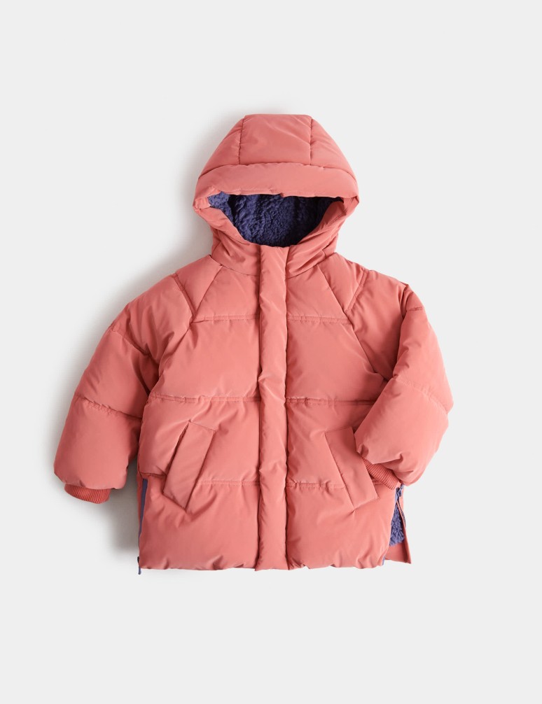 Borg Lined Padded Coat (2-8 Yrs)