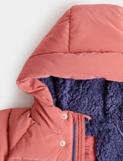 Borg Lined Padded Coat (2-8 Yrs)