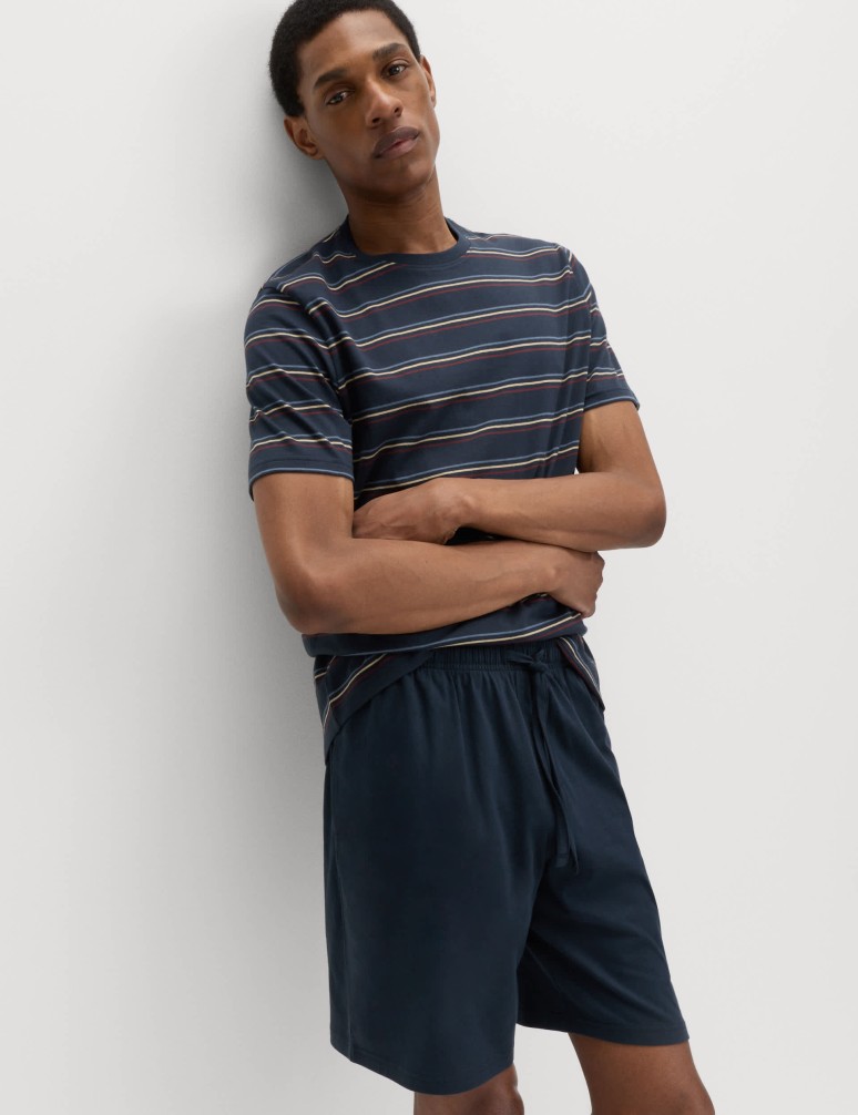 Pure Cotton Rainbow Stripe Pyjama Set