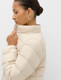 Zateplená prošívaná bunda s peřím a prachovým peřím