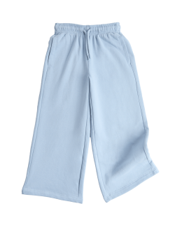 Wide Leg Cotton Rich Joggers (2-8 Yrs)