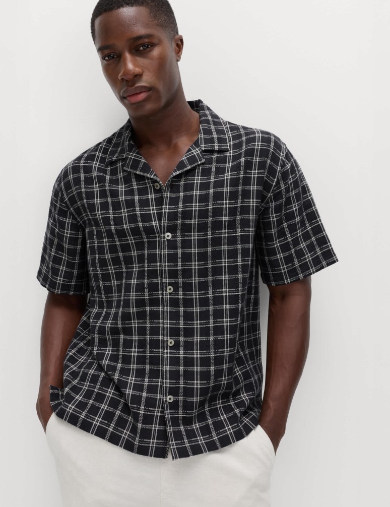 Regular Fit Pure Cotton Short Sleeve Shirt