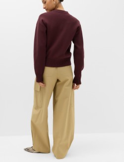 Pletený kardigan ve stylu bomber na zip