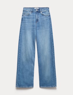 High Waisted Wide Leg Jeans