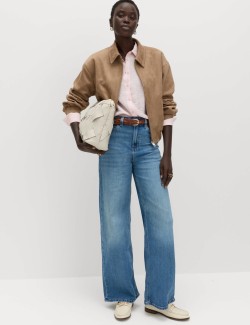 High Waisted Wide Leg Jeans