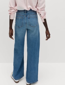 High Waisted Wide Leg Jeans