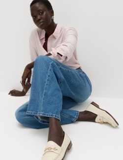 High Waisted Wide Leg Jeans