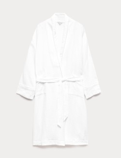 Pure Cotton Muslin Dressing Gown