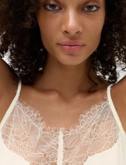 Lace Detail V-Neck Cami Top