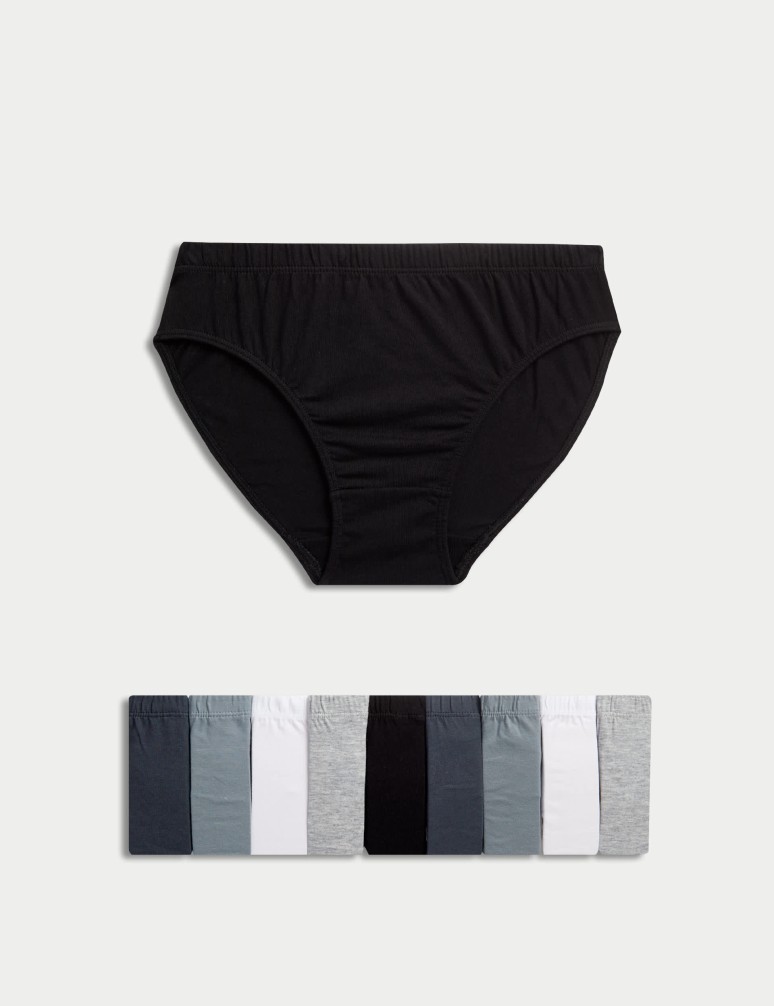 10 Pack Pure Cotton Briefs (2-14 Yrs)