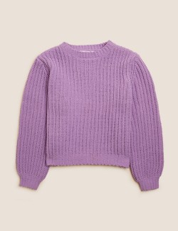Pletený svetr (6-16 let)