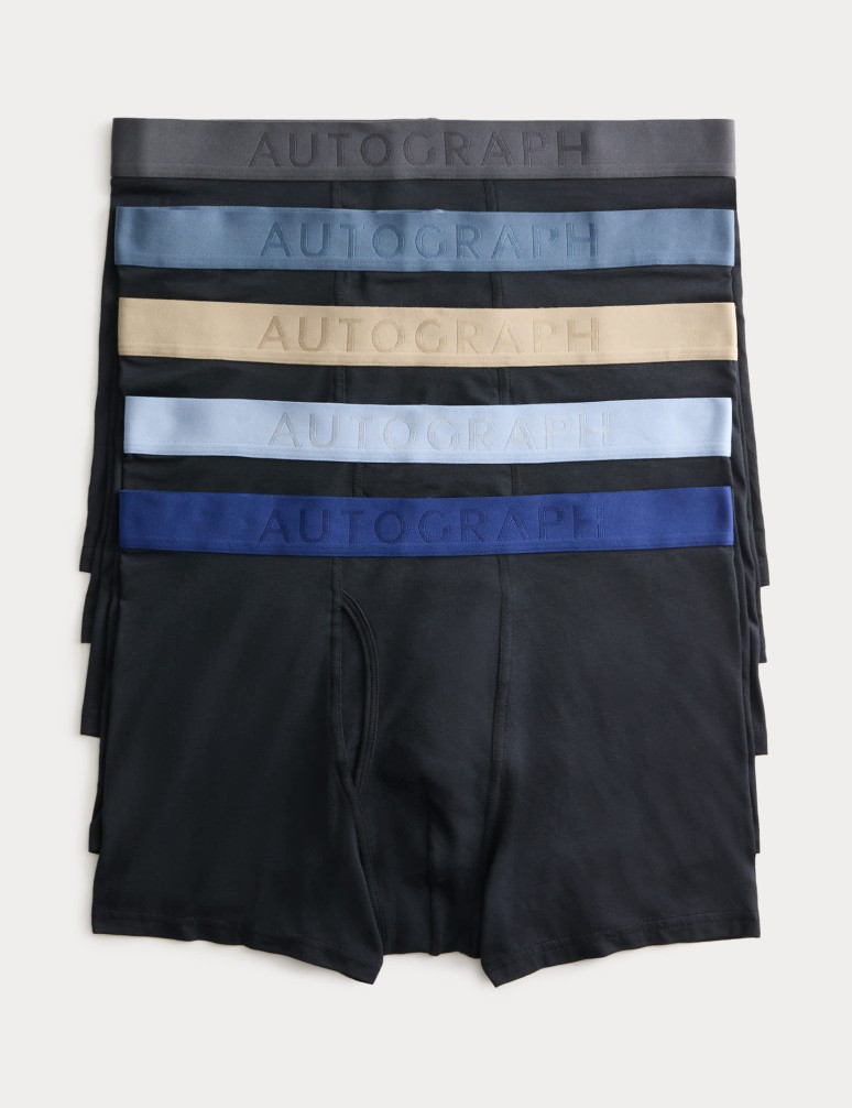 5 Pack Supersoft Cotton Trunks