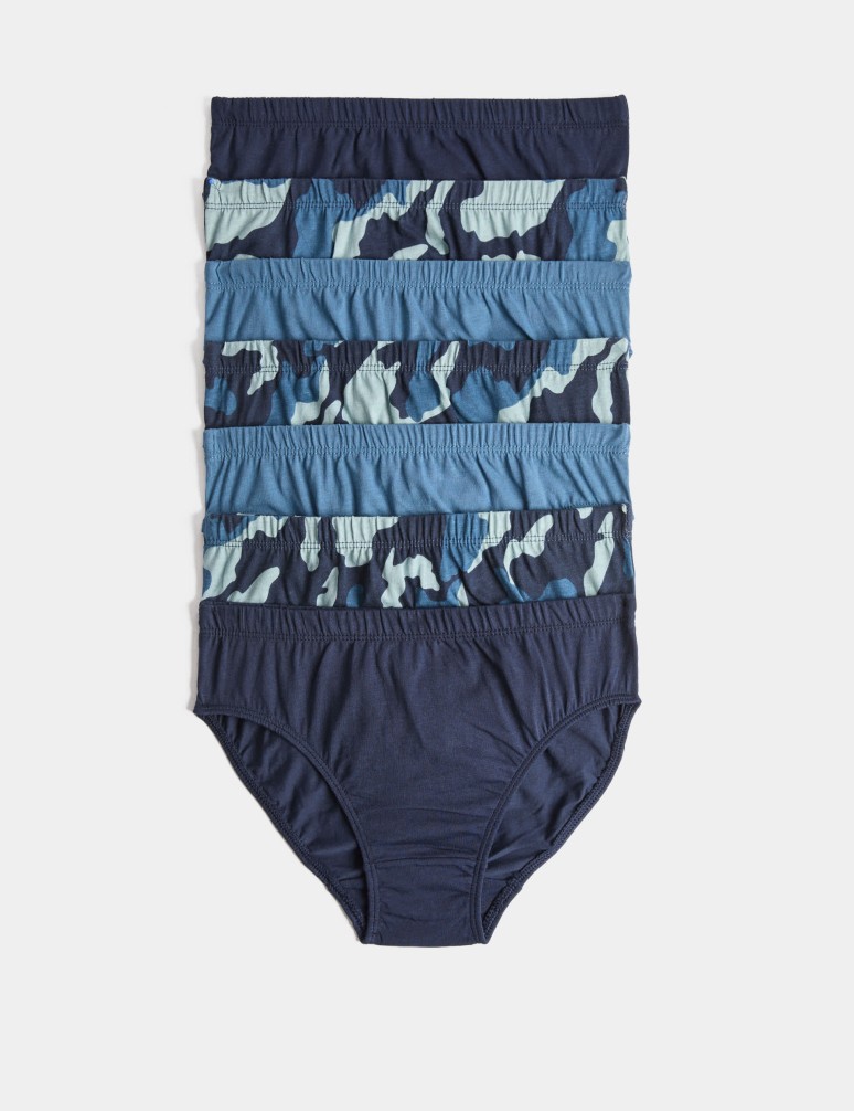 7 Pack Cotton Rich Camouflage Briefs (18 Mths-16 Yrs)