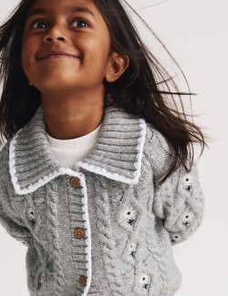 3 Piece Knitted Skirt Outfit with Tights (3-5 Years)