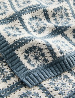Pure Cotton Crochet Shawl