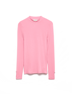 Modal Rich Jersey Roll Neck Second Skin Top