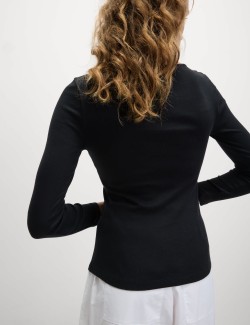 Pure Cotton Square Neck Top
