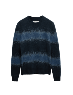 Supersoft Ombre Crew Neck Jumper with Wool