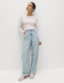 Cotton Rich Double Layer Top