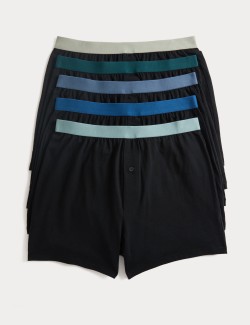 Žerzejové boxerky z čisté bavlny s technologií Cool & Fresh™, 5 ks v balení